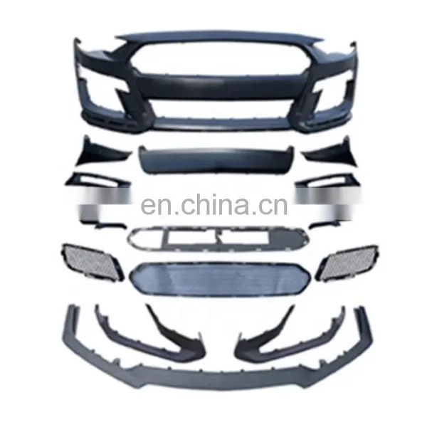 2020 GT500 Side Skirt For Ford Mustang GT500 Style Side Skirt Extension Splitter W/ Winglet Side Sill photo-2