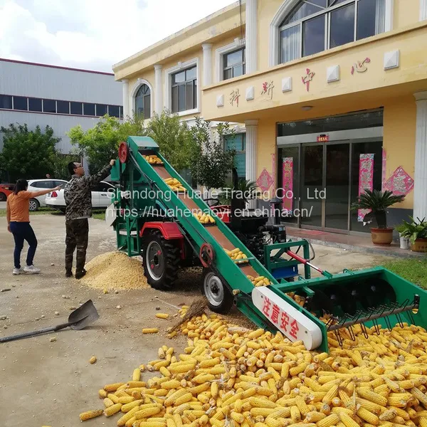 The Multi Cylinder Double Barrel Corn Thresher is Automatically Fed and Threshed Clean photo-3