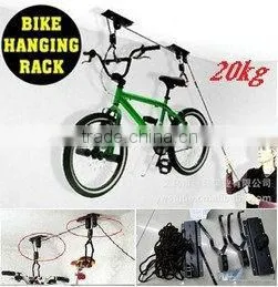 Bike Bicycle Cycle Storage Rack Hoist Lift Ceiling Hanger Repair Display Stand