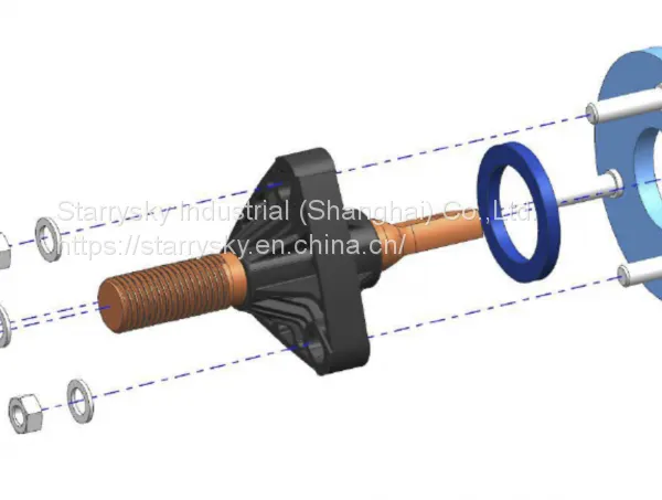 ANSI/IEEE Standard Integral LV Bushing Triclamp Secondary Bushing Integral Flange Bushing for Padmount Transformer 5/8in & 1in photo-4