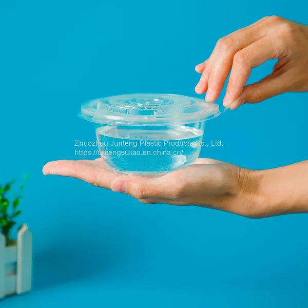 300/370/550/700/720ml Disposable Plastic Soup Bowl With Lid