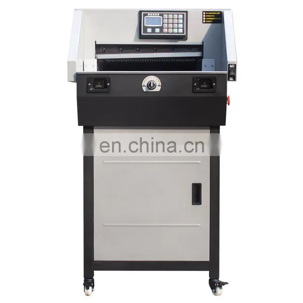 Factory Price Triple Motor Control Office Use Low Noise Heavy Duty Electric Guillotine Paper Cutter photo-2