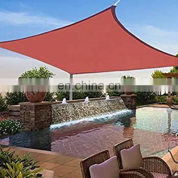 Outside Waterproof Sun Shade Sail HDPE UV Stabilized Triangle and Square Shape Shade Sales photo-5