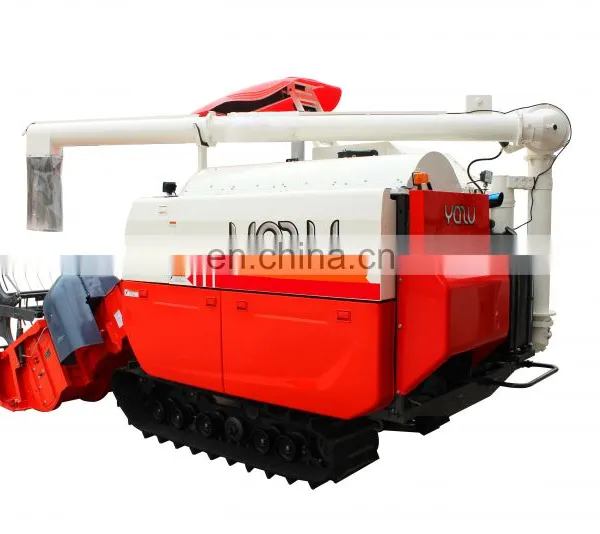 High Quality YAZU Harvetser Chinese Manufacturer Combine Harvester Similar Kubota DC70 With Lifting Chassis photo-3