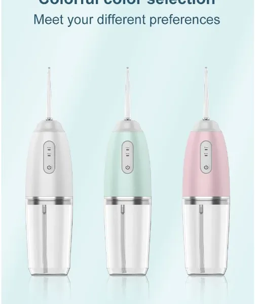 Portable Dental Oral Water Irrigators Dental Floss Water Flosser Pick for Teeth Irrigation photo-4
