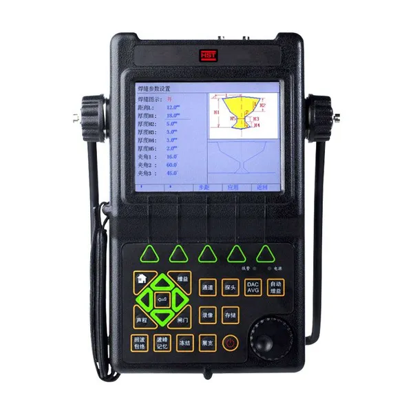 Portable Digital Plastic Ultrasonic Flaw Detector With Li-battery IP55 LED Display