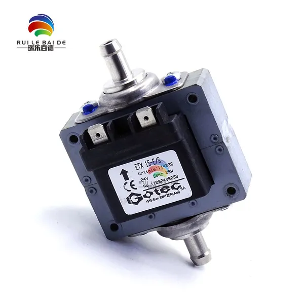 The Available GOTEC15 Ink Pump ES 114236 With High Flow Rate is an Electromagnetic Pump Used in Inkjet Printers.