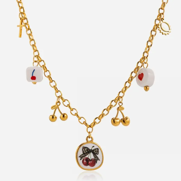 Wholesale Custom 3D Stainless Steel Gold Key Pendant Necklace - Brass Alloy Fashion Jewelry photo-2