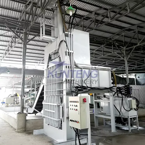 Full Automatic Hydraulic Silage Baler Machine Crops Straw Grass Press Block Packaging Machinery EPC photo-3