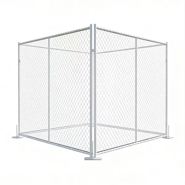 Australian Temporary Metal Fence Panel Mobile Event Construction Australia Temporary Fencing With Base photo-5