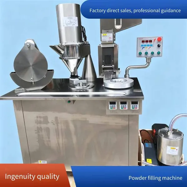 Semi-automatic Capsule Filling Machine for Powder and Granules, Capsule Filler, in Stock photo-4