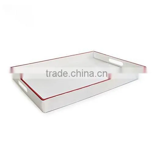 Rectangular Tray With Handle Six Color Wooden Tray photo-6