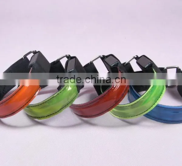LED Light Flash Safety Arm Band Safety Lights Fiber Arm Bands photo-2