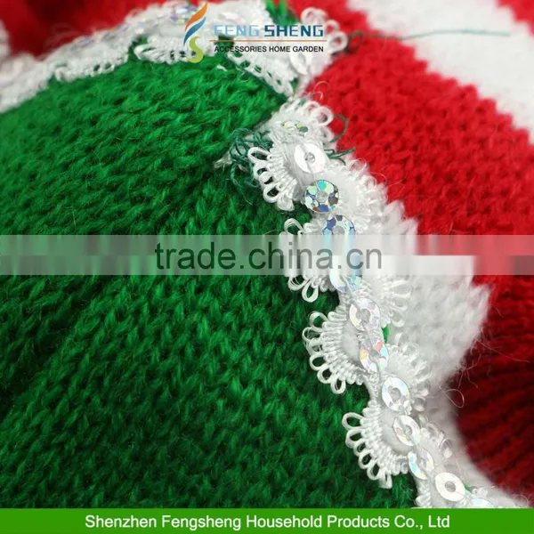 Pet Dog Christmas Sweater Puppy Cat Striped Knit Clothes Winter Jumper Apparel photo-4