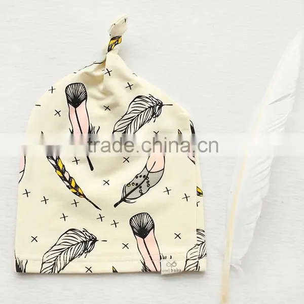 2016 European Style Tied Cap Fashion Baby Breathable Hat Newborn Kids Headwear photo-3