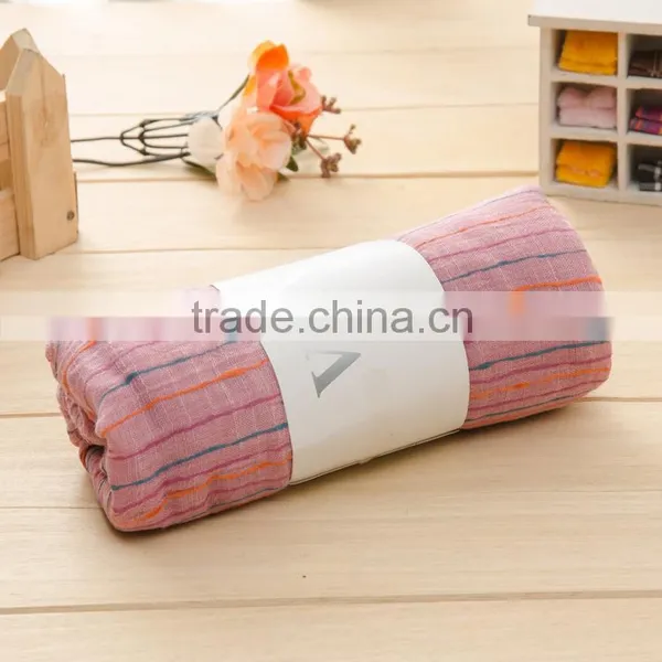 New Style Oversized Viscose Vertical Colorful Striped Scarf photo-5