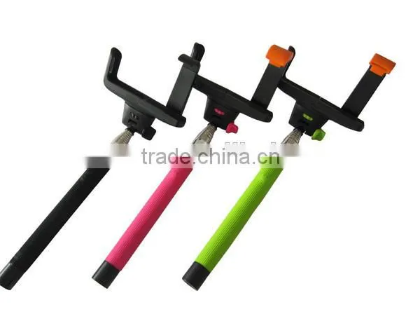Colorful Wireless Monopod Bluetooth Selfie Stick With Bluetooth Remote Shutter&smartphone Selfie Stick photo-5