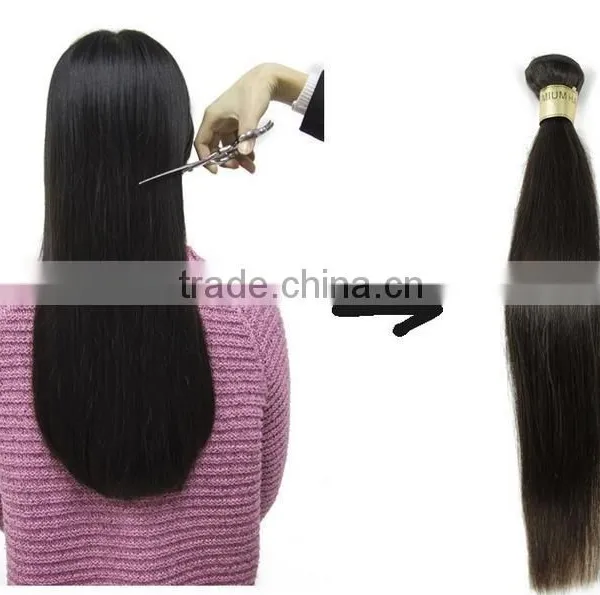 Wholesale Price High Quality Expensive Black Hair Weave 100 Percent Human Hair photo-3