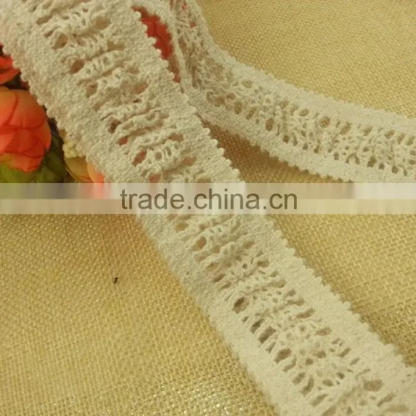 3cm Cotton Elastic Laces For Ladies Clothes -- H1655 photo-5