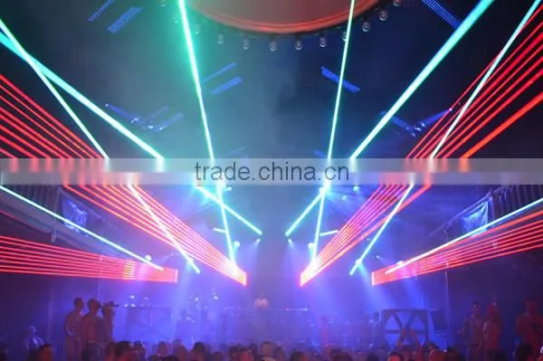 Stage Lighting Pure Diode 8 Heads Red Single Beam Laser Light photo-2