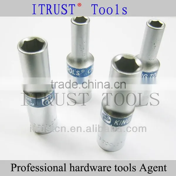 GS KING TOOLS 1/2" DR Deep Sockets Standard Industrial Socket WR8020