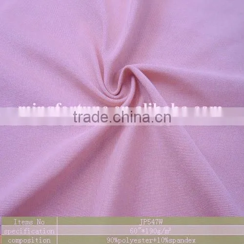 Poly Lycra Elastic Yoga Wear Fabric With Soft Hand Feel
