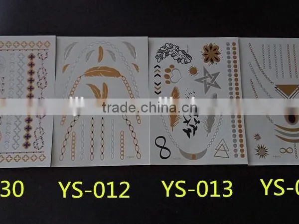 Metallic Tattoos, Flash Tattoos Gold Tattoos Silver Tattoos Temporary Tattoos Jewelry Tattoos photo-2