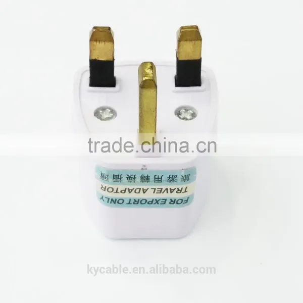 High Quality Universal 3 Flat Plug Socket Portable Adapter for Travel / Computer /laptop /camera photo-4
