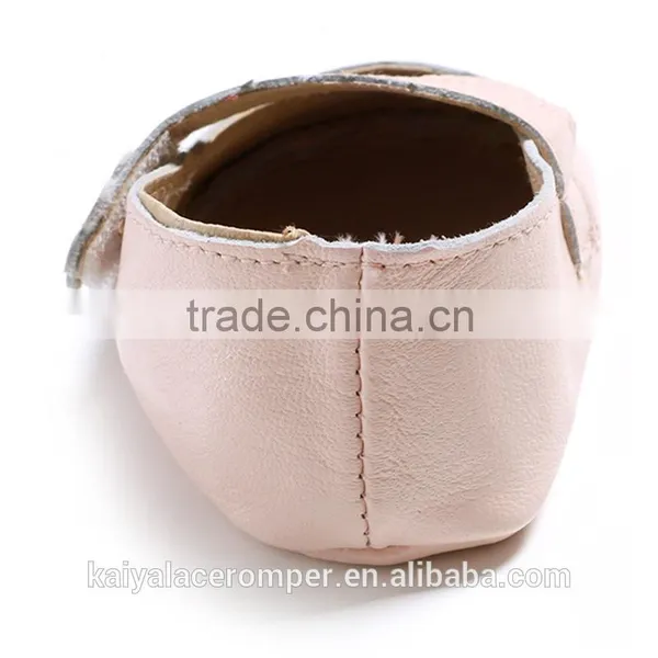Soft Sole Baby Shoes Handmade Infant Gift Butterfly Pink Comfortable Leather Shoes Quality Choice photo-5