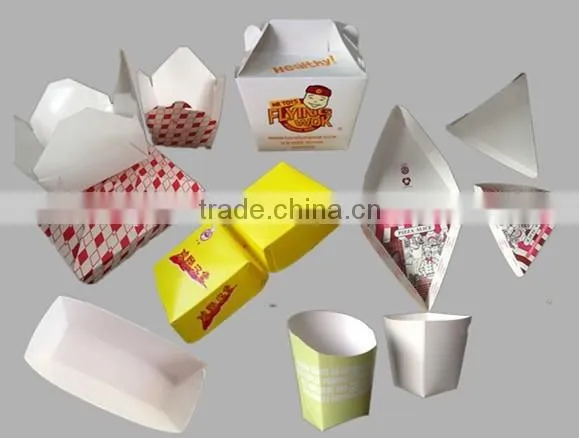 Automatic Salad Box Make Machine , Speed 60--160pcs/min,china Top Manufacture With CE photo-5