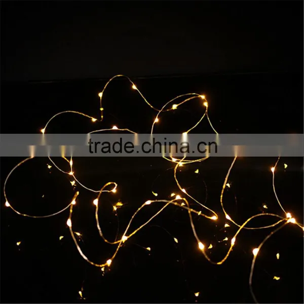 4M 13FT 40led 3 AA Battery Powered Decoration LED Copper Wire Fairy String Lights Lamps for Christmas Holiday Wedding Party photo-2