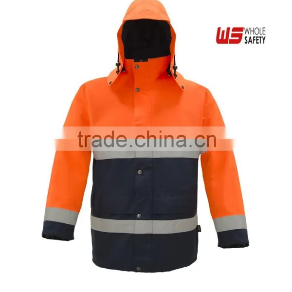 Breathable High Visibility Jacket With Oil Resistance and Waterproof Treatment photo-2