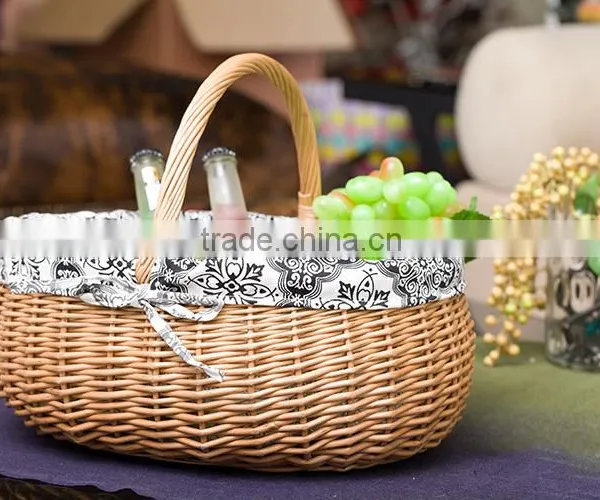 Vintage Cheap Handmade Custom Laundry Baskets Wicker Storage Baskets Picnic Baskets photo-4