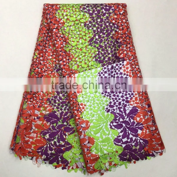Hot Selling African Embroidery Lace Cord Lace Fabric Supplier Indian Fabric Wholesale Quality Choice photo-6