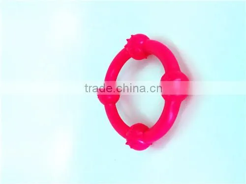 Best Selling Excellent Quality Soft Wholesale Dog Toy Rubber Dog Rubber Ring Dog Toy photo-2