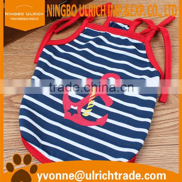 CS09 New 2016 Striped Cut&sew Pet Vest