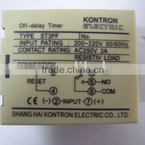 Kontron High Quality on Delay Knob Setting Time Relay photo-5