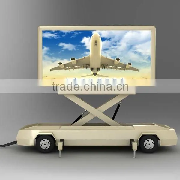 YEESO Advertising Trailer, Outdoor Mobile Advertising Vehicle With Biggest Billboards - T12