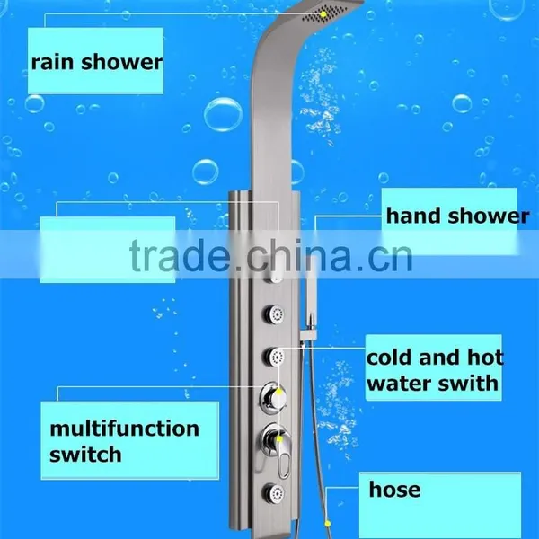 Top Quality Bathroom Set 304 Stainless Steel Shower Panel Y-006 photo-3