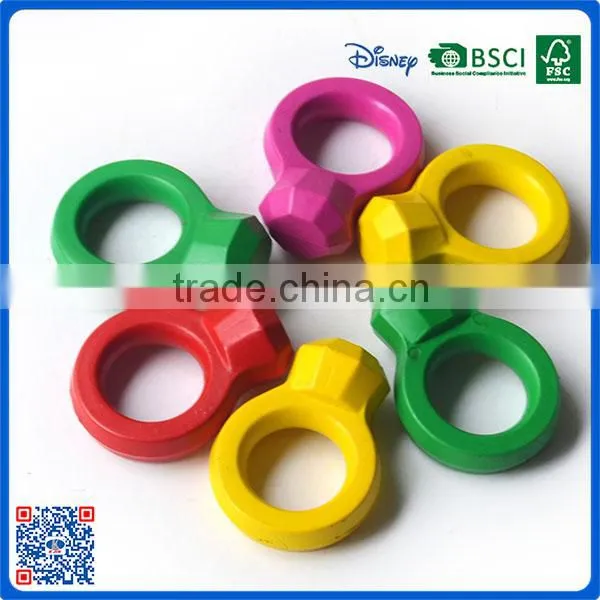 2016 High Quality 3D Ring Shaped 5 Colors Crayon for School Children photo-3