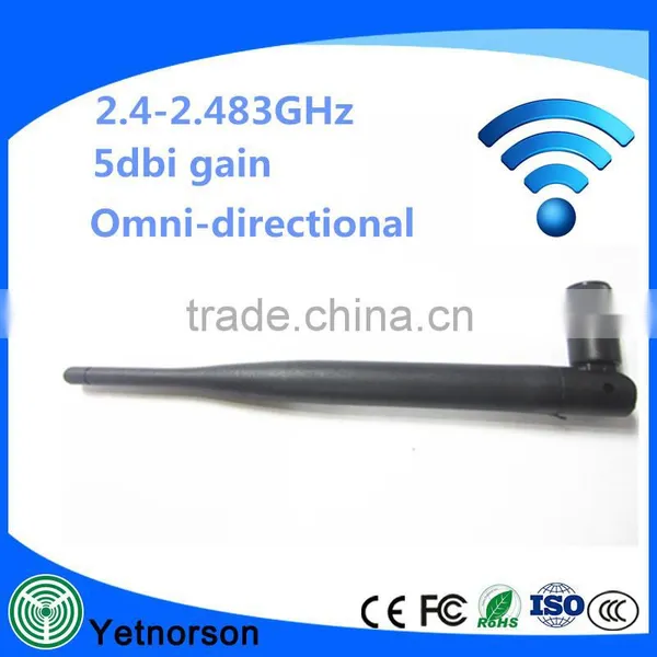 Omni Directional 2.4GHz Wifi Antenna 5dBi Gain for Network Router Zigbee Gateway photo-3