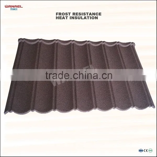 Stone Coated Metal Steel Roofing Material Thermal Insulation Roof Tiles photo-3