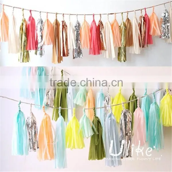 Bulk Diy Tissue Tassel Garland Elegant Diy Tassel Garland photo-4