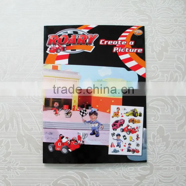 Children Sticker,sticker Set Play Scene,combinative Sticker photo-2