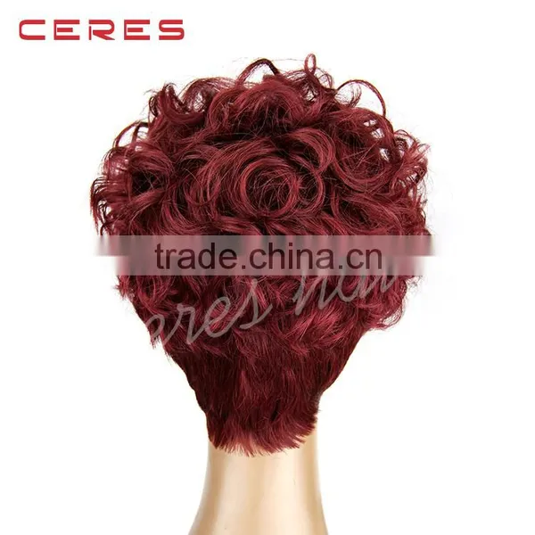 Brazilian Kinky Curly Hair Wig 150% Density Glueless Lace Front Wig for Women photo-3