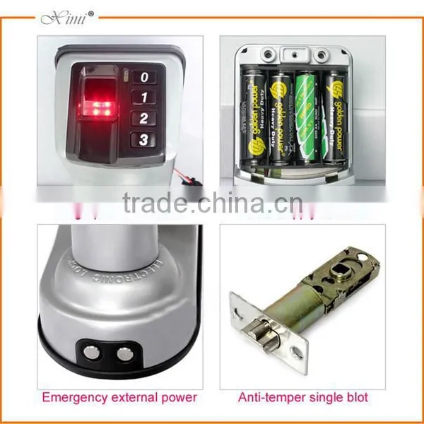 Cheap Biometric Fingerprint Door Lock With Keypad and Metal Key for 120user Access Control System Adel3398 photo-5