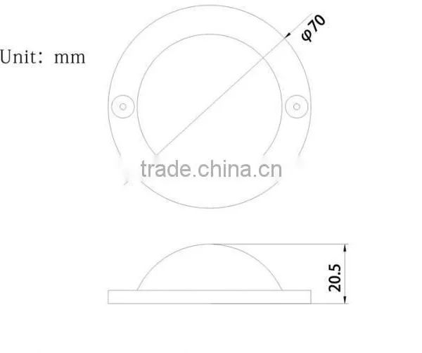 Inner Cabinet Light 2W White 12vdc Lamp for Drawer or Furniture photo-2