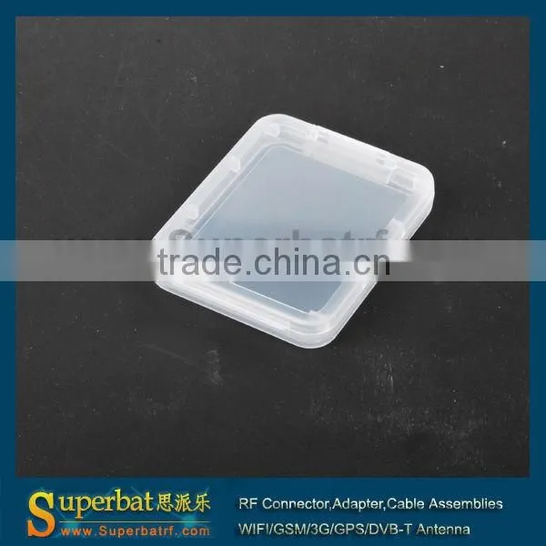 Protective plastic box for memory card