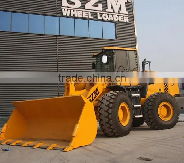 Heavy Construction Equipment 5 Ton SZM 956 ZL50 Chinese Wheel Loader With Hydraulic Transmission photo-4