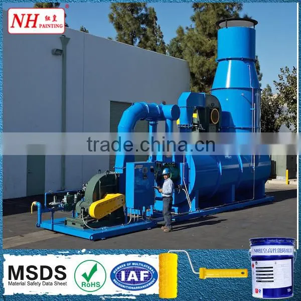 High Build Epoxy Glass Flake Coating for Splash Area of a Tower Base photo-2